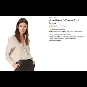 Double Front Blouse by Vince
